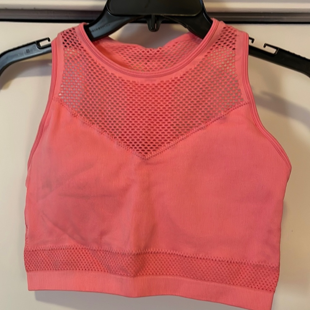 Fabletics seamless sports bra, size M